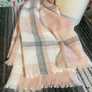 Old Navy Scarf - Pink Plaid - NWT